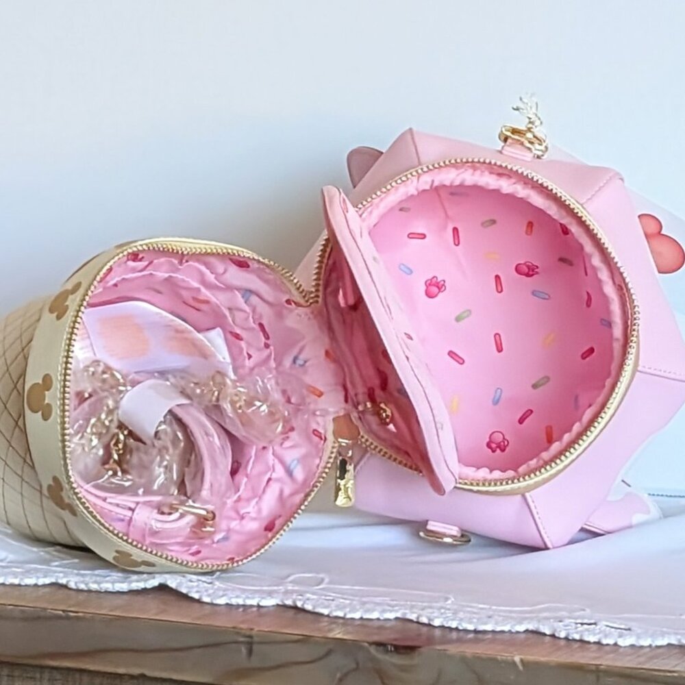 NWT Stitch Shoppe by Loungefly Ice Cream Crossbody Bag π¦ - Picture 8 of 10